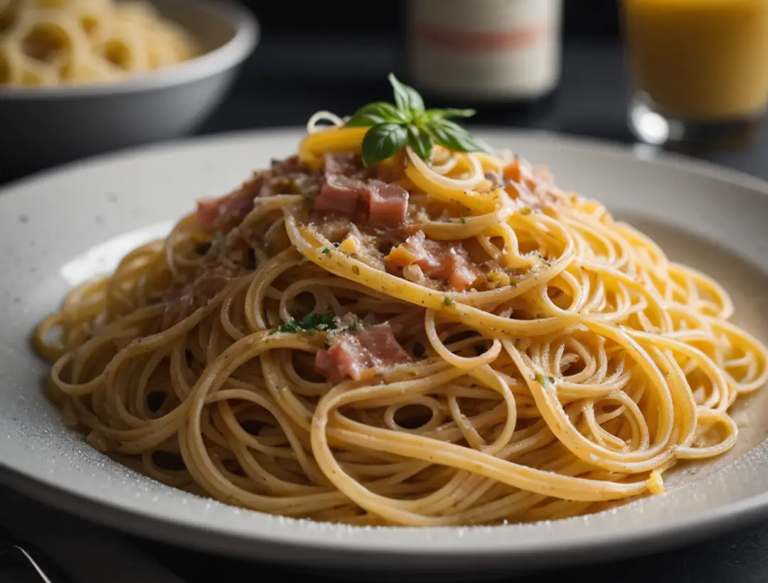 Espaguete à Carbonara - Clássico e Cremoso