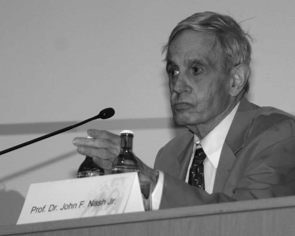 John F Nash image