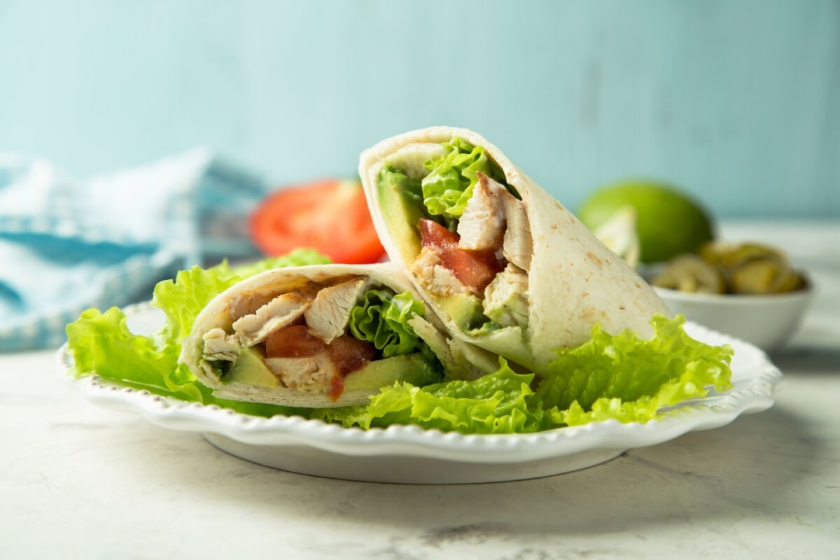 Wrap de Frango com Abacate - Image