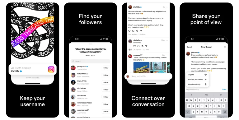 Threads-app-screenshots imagem
