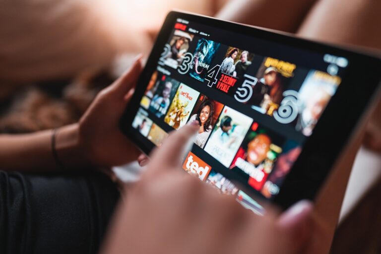 tablet netflix imagem