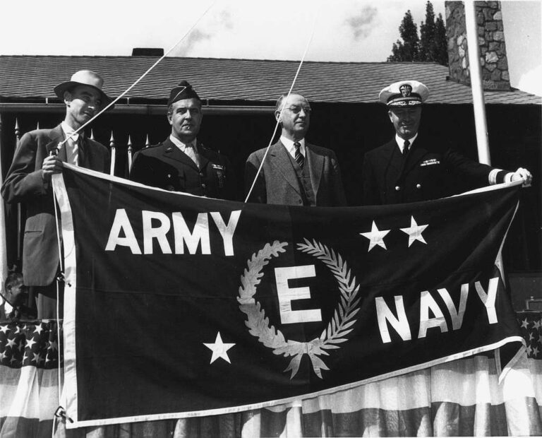 bandeira e homens imagem