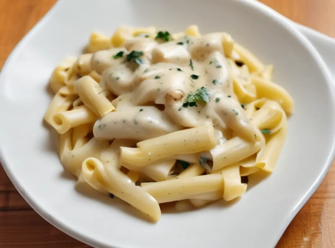 Macarrão com Molho Branco