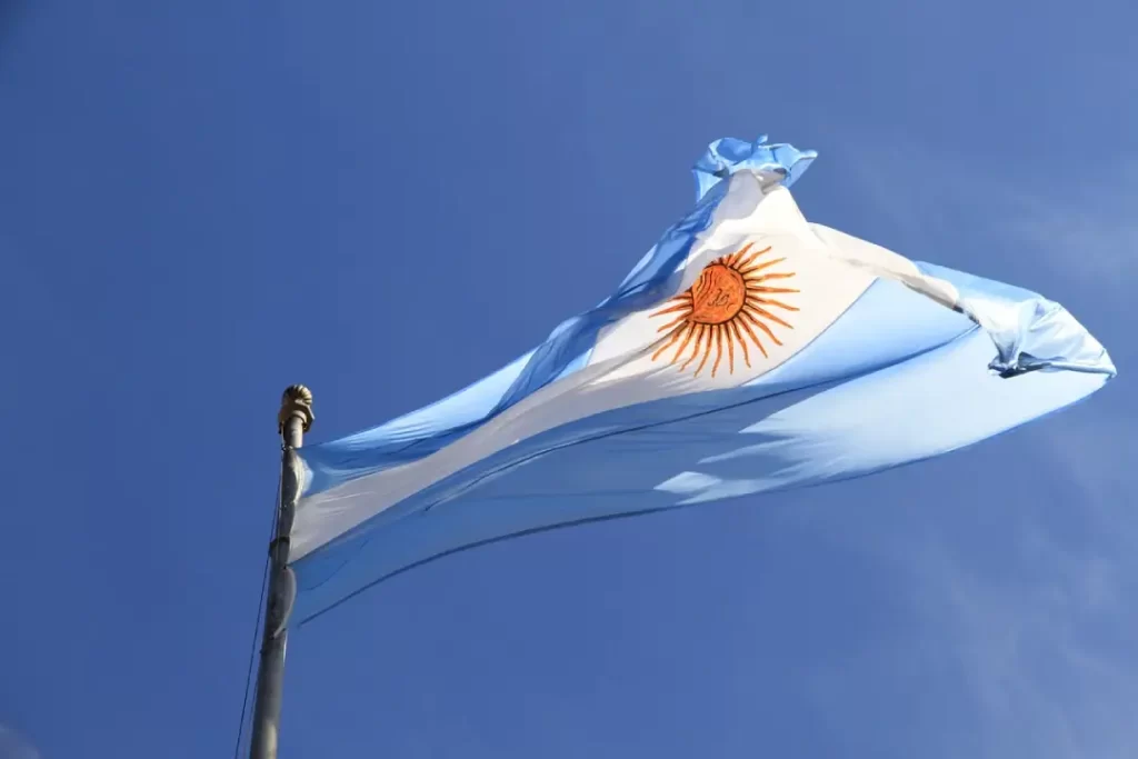 bandeira da Argentina imagem