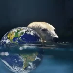 Urso polar e planate imagem