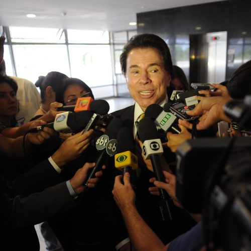 Silvio Santos entrevista imagem